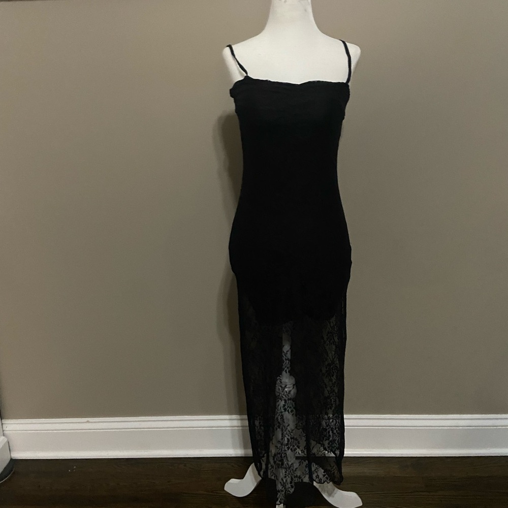 Long black dress